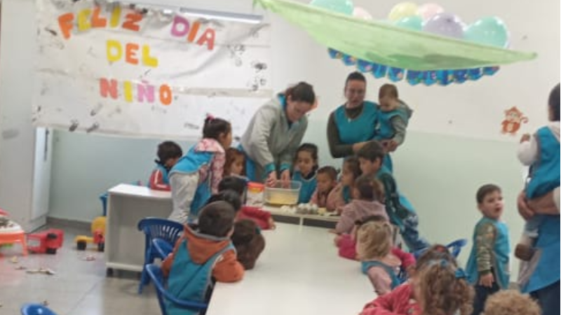 DIA DE LAS INFANCIAS EN EL CDI DE LARROQUE "BARQUITO DE PAPEL"