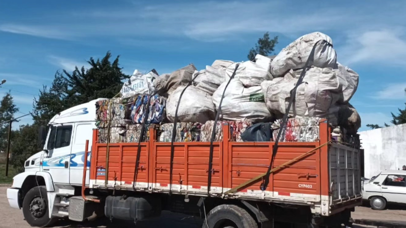 LA PLANTA DE RECICLADO DE LARROQUE RECUPERO UN TOTAL DE 52.000 KILOS DE MATERIAL