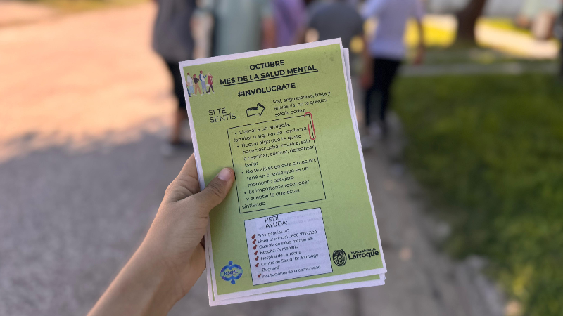 CAMINATA POR LA SALUD MENTAL EN LARROQUE