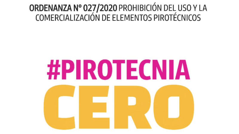 RECORDATORIO SOBRE EL USO DE PIROTECNIA EN LAS FESTIVIDADES